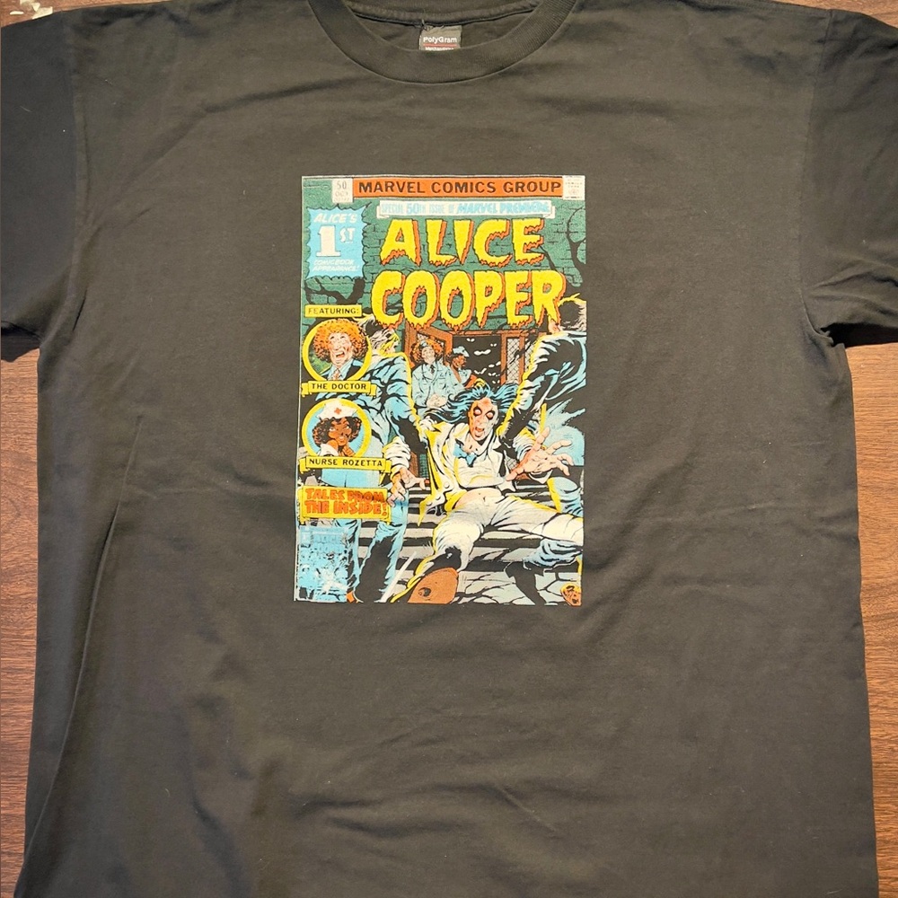 Alice Cooper special 50th issue Marvel Premiere Shirt.